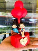 Special Couple Statue with Red Tree Gift - Image 2