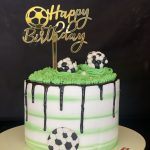 Football themed cake 1.5 lbs