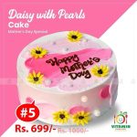 Mothers Day yello flower cake